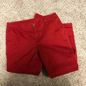 Women’s red pants